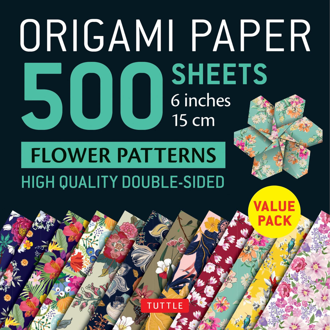 Default Flower Pattern Origami Paper - 6" Square - 500 Sheets