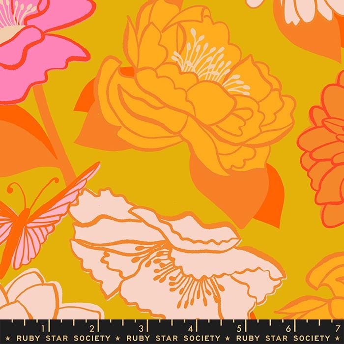 Flowerland in Goldenrod - Flowerland - Ruby Star Society