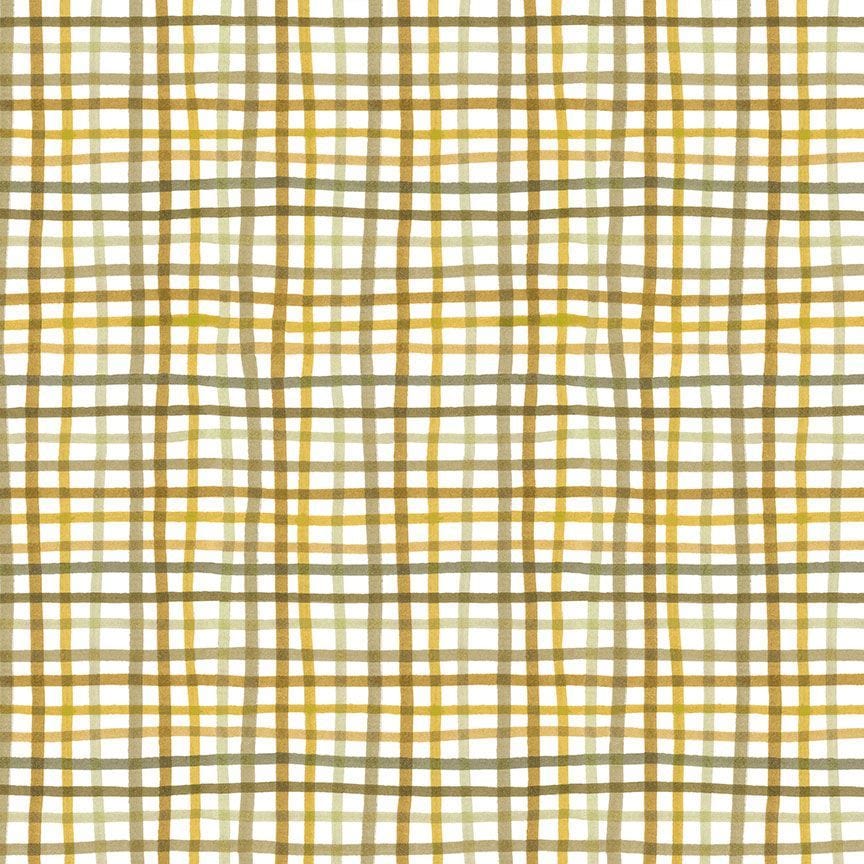 Forest Plaid in Dandelion - Wildwood - Dear Stella