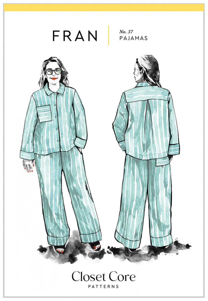 Default Fran Pajamas - Closet Core Patterns - Sizes XXS-4X