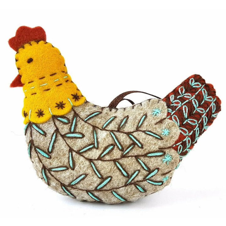 Default French Hen - Corinne Lapierre Embroidery Kit