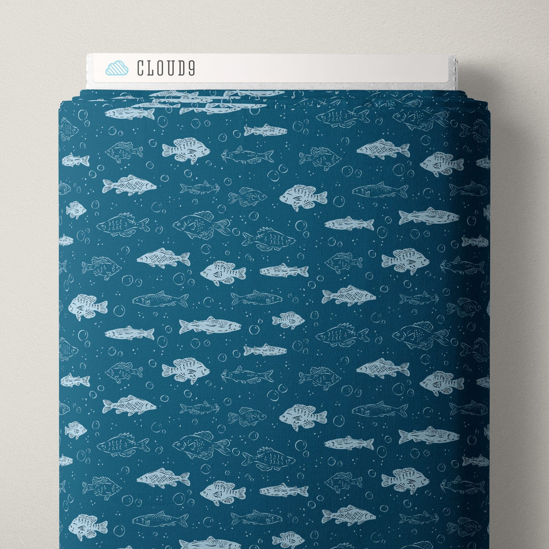 Default Freshwater Fish in Blue - Camp Canine