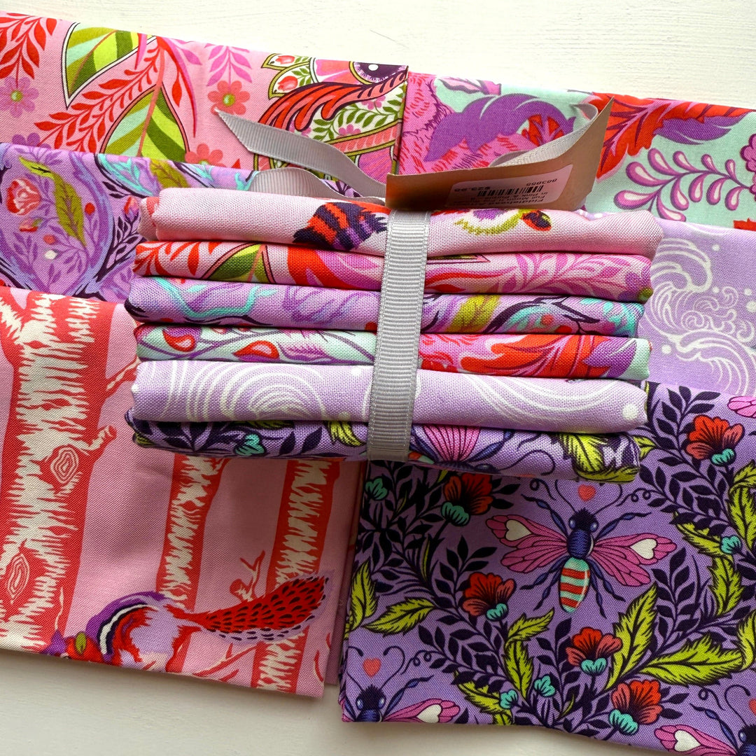Default Full Moon II FQ Bundle in Pink & Purple - 6 FQs - Tula Pink
