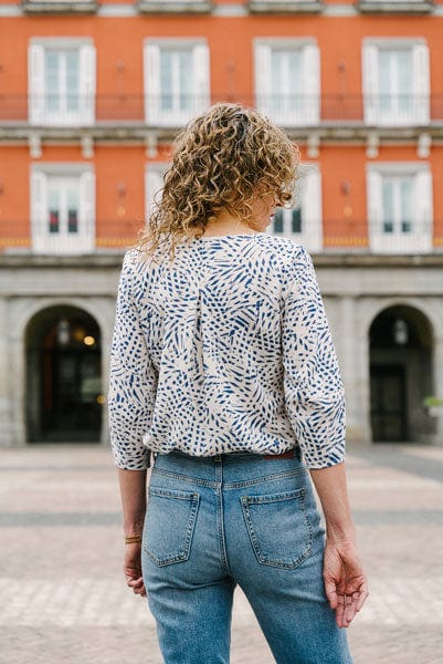 Default Geneva V-Neck Blouse - Liesl & Co. - Sizes 0-20