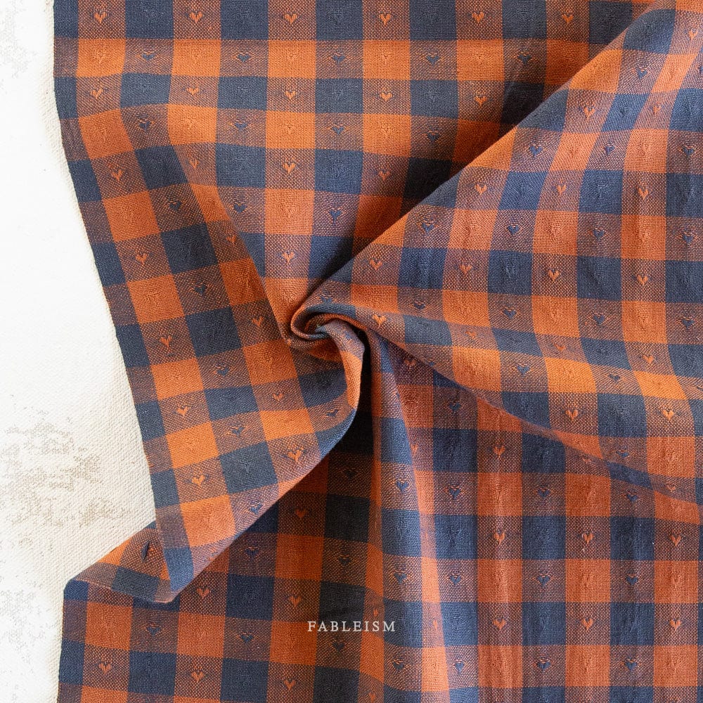 Default Gingham Dobby Hearts in Sunday Best - Queen of Hearts - Fableism