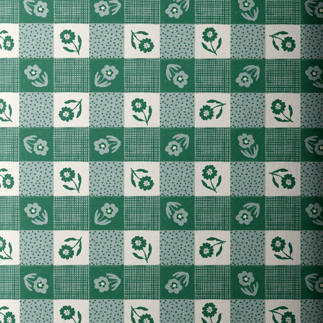 Default Gingham in Blue/Green - Happy Homestead