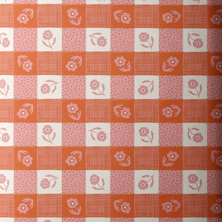 Default Gingham in Pink/Orange - Happy Homestead