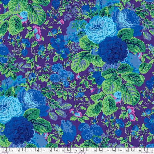 Default Gradi Floral in Purple - Kaffe Fassett Collective February 2025