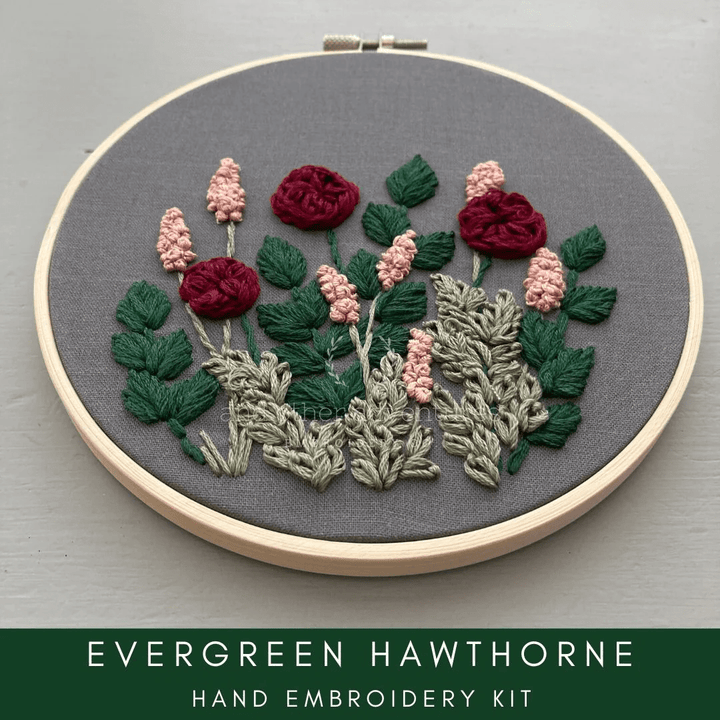 Hawthorne in Evergreen Embroidery Kit - And Other Adventures