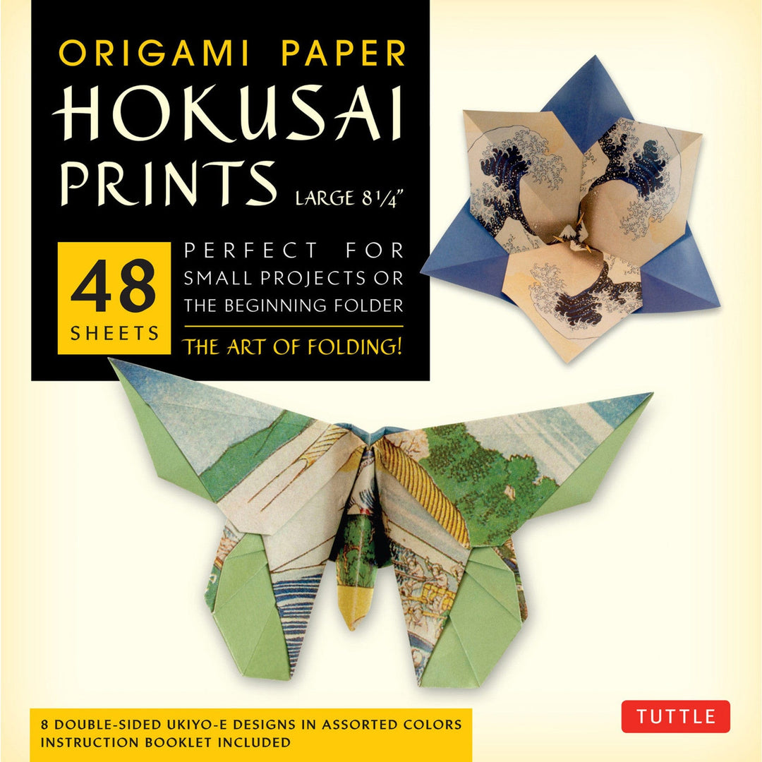 Default Hokusai Print Origami Paper - 8 1/4" Square - 48 Sheets