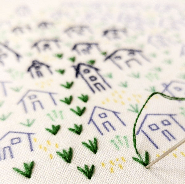 It Takes A Village Embroidery Kit - Cozyblue Handmade