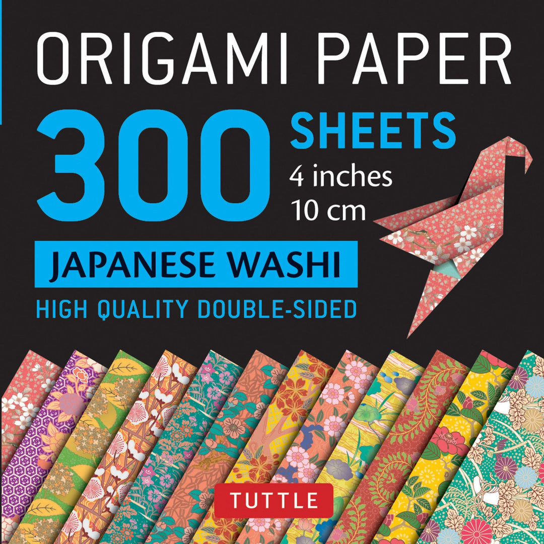 Default Japanese Washi Pattern Origami Paper - 4" Square - 300 Sheets