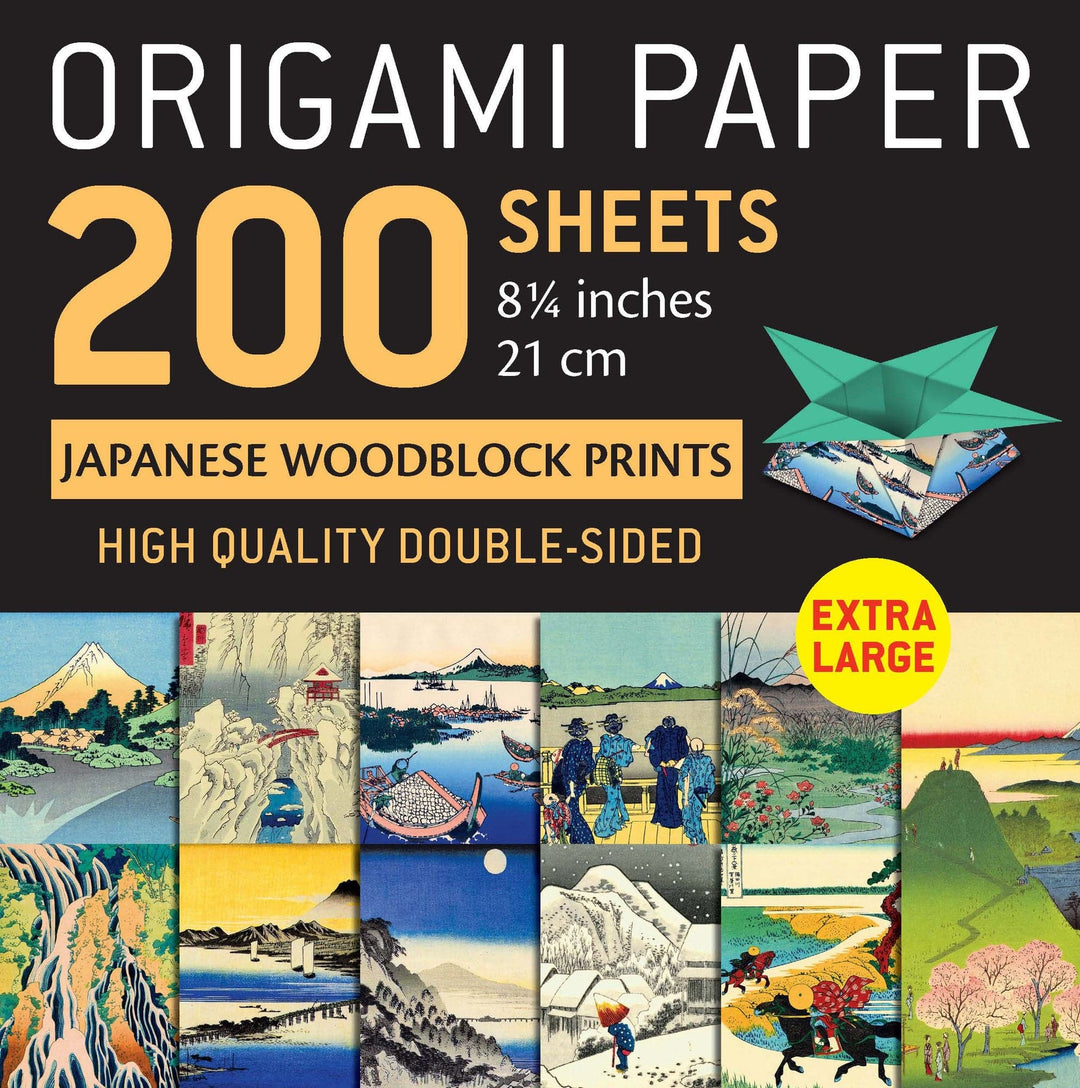 Default Japanese Woodblock Origami Paper - 8 1/4" Square - 200 Sheets