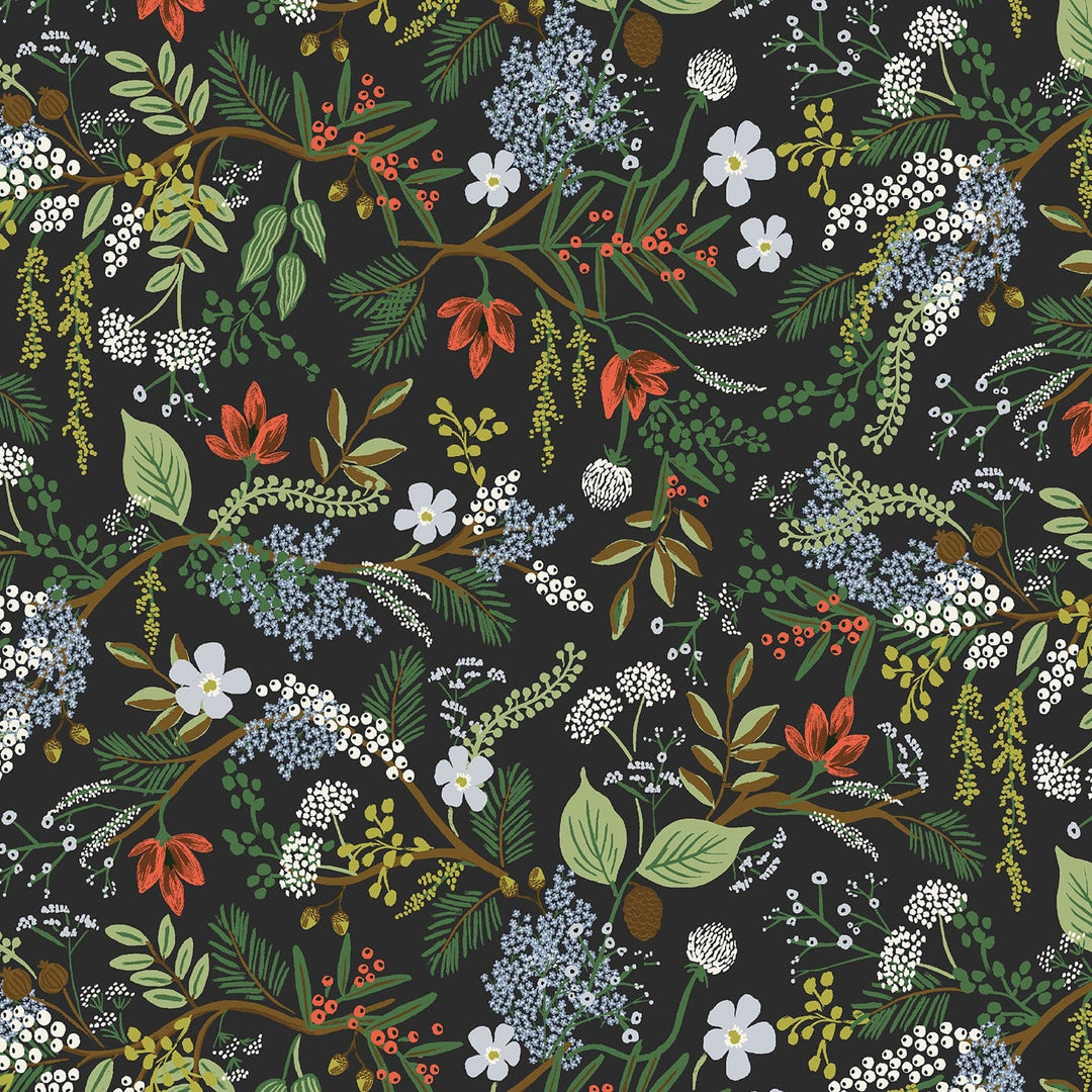 Default Juniper Forest in Black - English Rose - Rifle Paper Co.
