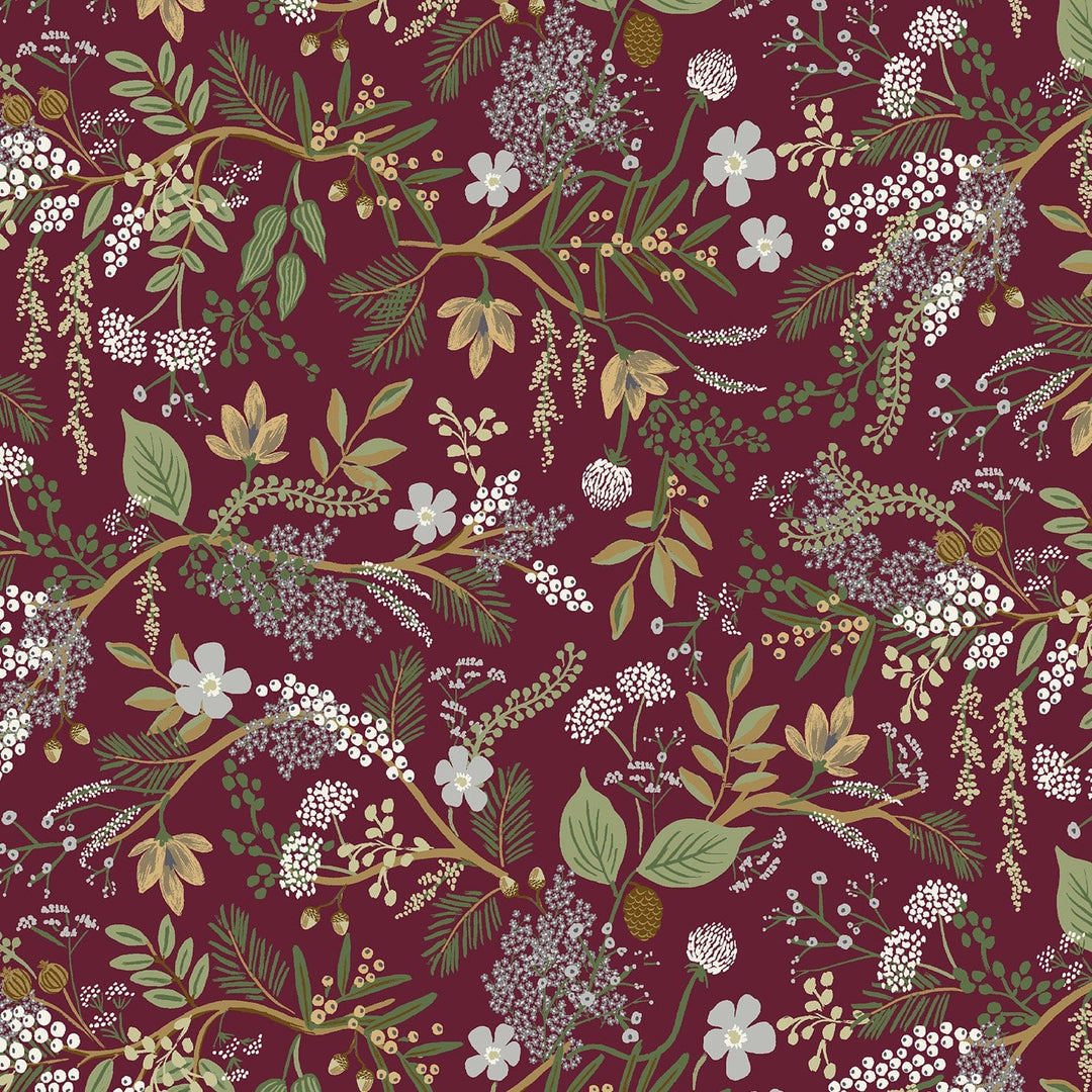 Default Juniper Forest in Burgundy - English Rose - Rifle Paper Co.