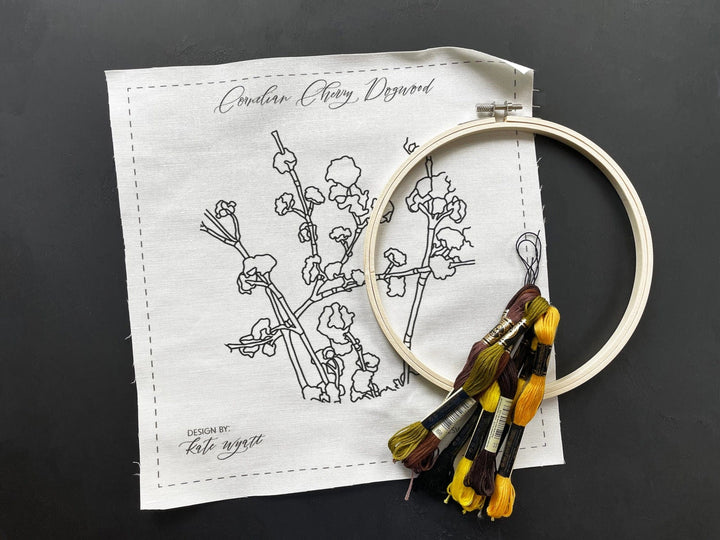 Default Kate Wyatt Embroidery Kit Dogwood