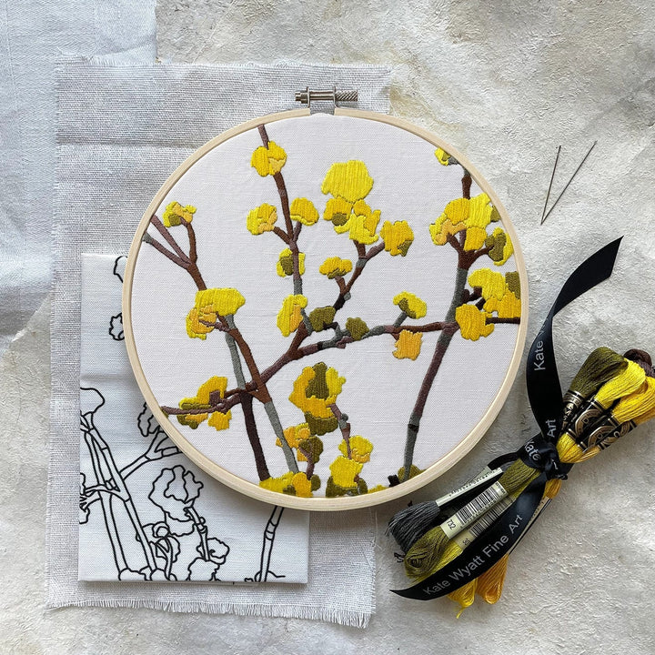 Default Kate Wyatt Embroidery Kit Dogwood