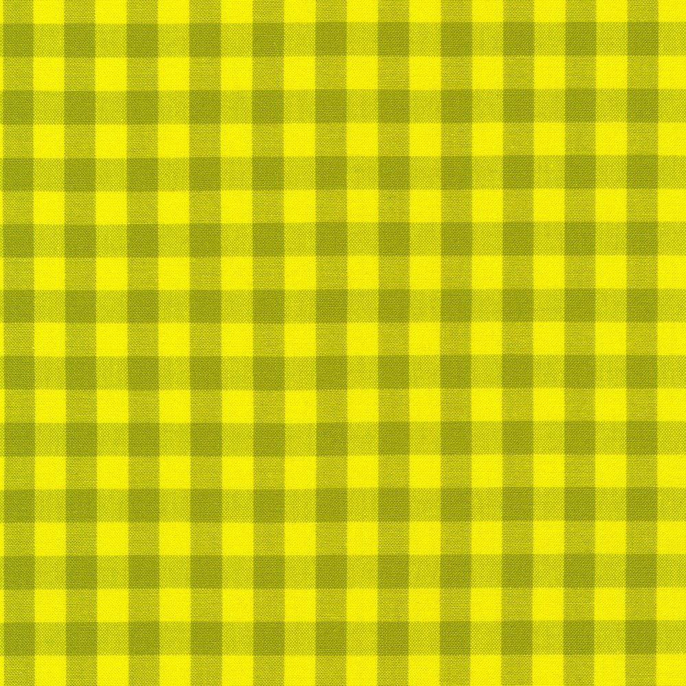 Default Kitchen Window Gingham, 3/8", in Chartreuse