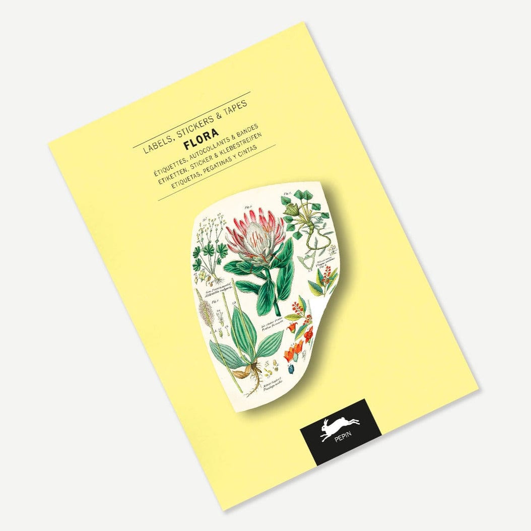 Flora Label, Sticker and Tape Book Flora Label, Sticker and Tape Book