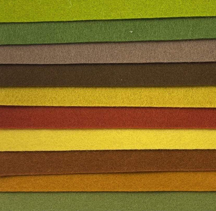 Large Wool Felt Roll ~ Autumn
