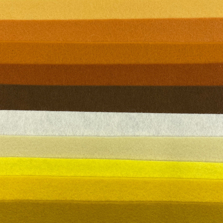 Large Wool Felt Roll - Honey