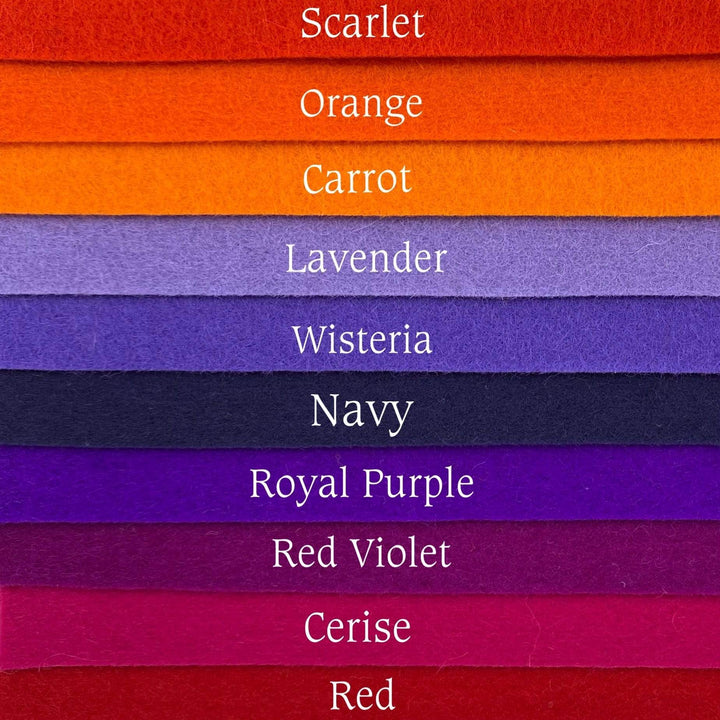 Large Wool Felt Roll - My Sister's Sunset