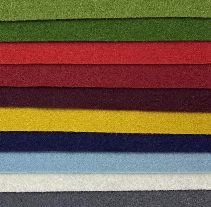Large Wool Felt Roll ~ Vintage Holiday