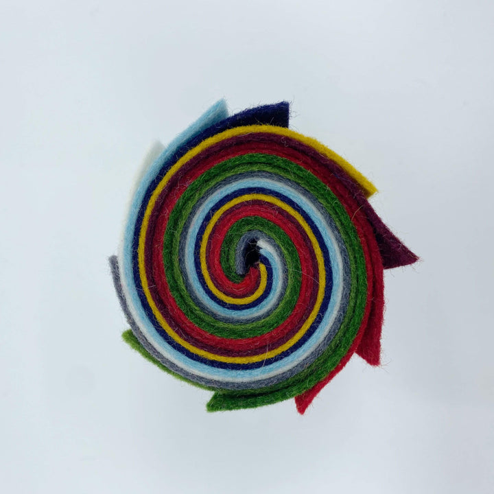 Large Wool Felt Roll ~ Vintage Holiday