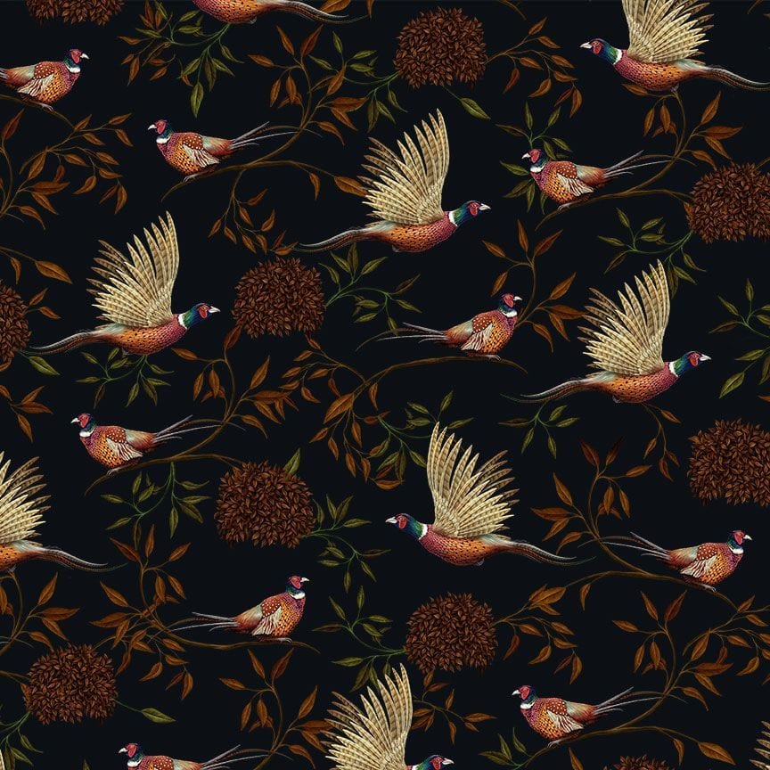 Leafy Pheasant - Birds of a Feather - Timeless Treasures
