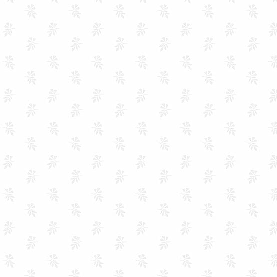 Default Leafy Sprig in White - Century Whites II - Andover