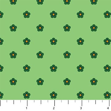 Default Little Flowers in Aqua - Wild Abandon