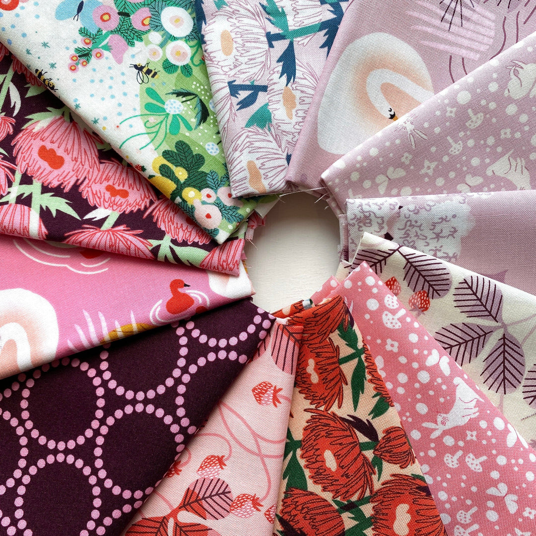 Default Love Letter Bundle in Pink - 12 FQs - Lizzy House
