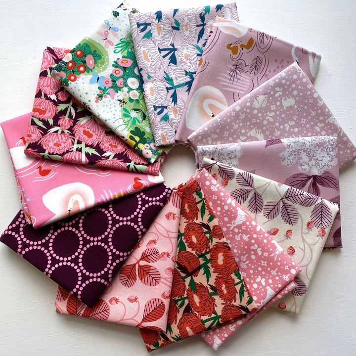 Default Love Letter Bundle in Pink - 12 FQs - Lizzy House