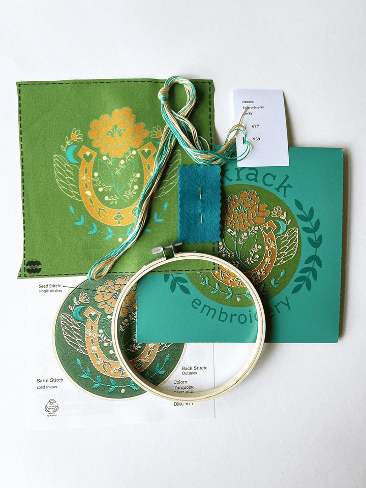 Lucky - Embroidery Kit - Rikrack