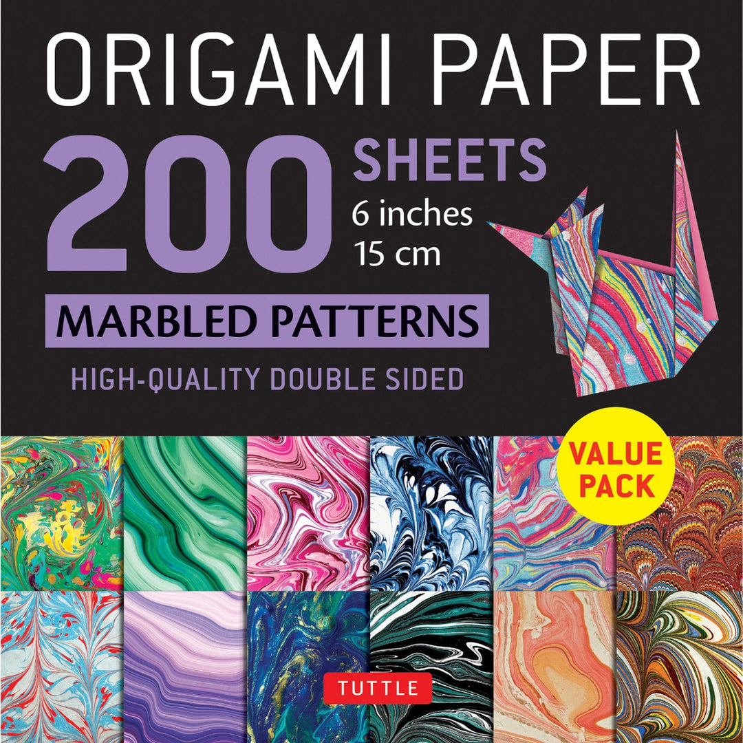Default Marbled Pattern Origami Paper - 6" Squares - 200 Sheets