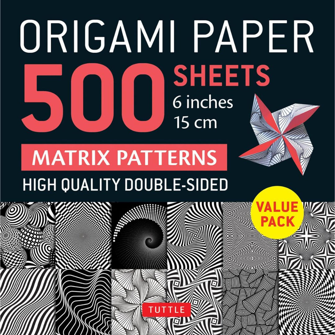 Default Matrix Pattern Origami Paper - 6" Square - 500 Sheets