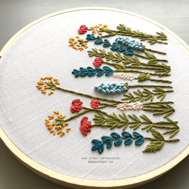 Meadow in Bright Summer Embroidery Kit - And Other Adventures