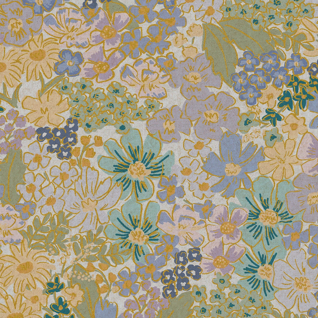 Default Mimi in Blue Metallic - English Rose - Rifle Paper Co.