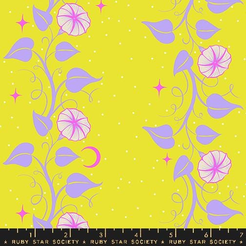 Default Moon Vines in Citron - Glow Garden by Sarah Watts for Ruby Star Society
