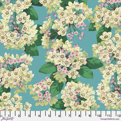 Default Mountain Laurel in Aqua - Nation of Flowers - Martha Negley