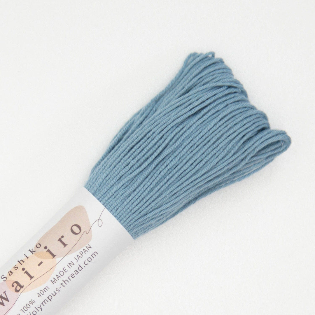 Needs Sku - Sashiko Thread - 44 Yard Skein in Smoky-tone Blue/Gray