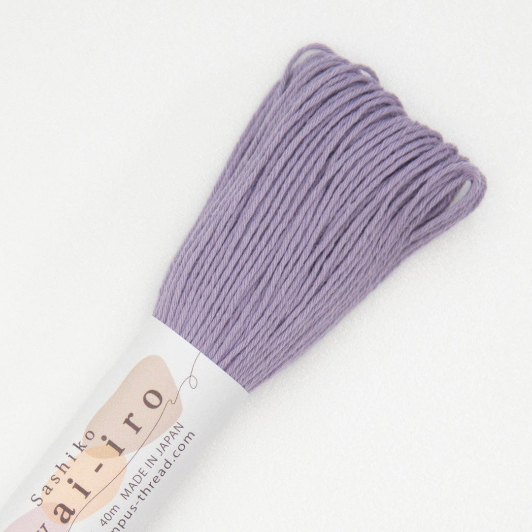 Needs Sku - Sashiko Thread - 44 Yard Skein in Smoky-tone Pink/Purple