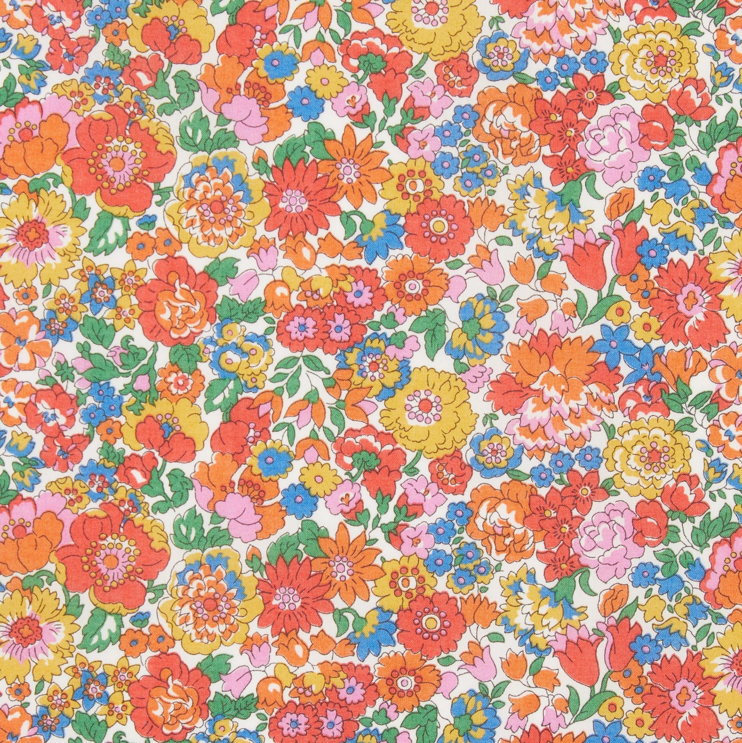 の*ぶ様 ★夏売り★　【アメリカ古着◆LIBERTY】　マルチパターン◎ オーバ Nell, Annie and May in Multi Bright - Liberty Tana Lawn Yardage