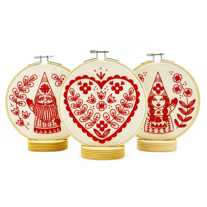 Default Nordic "Jul" Gnome - Hook Line & Tinker Embroidery Kit