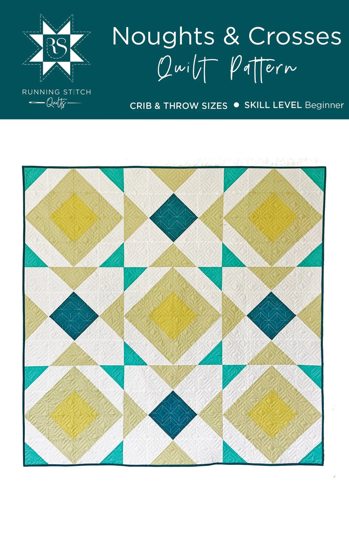 Default Noughts & Crosses Quilt Pattern - Running Stitch Quilts