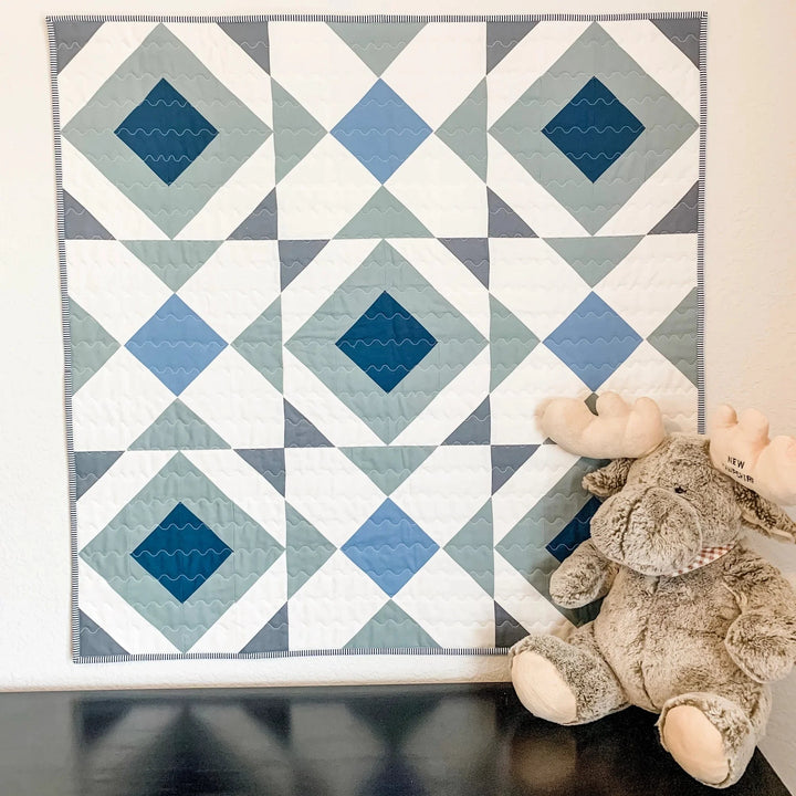 Default Noughts & Crosses Quilt Pattern - Running Stitch Quilts