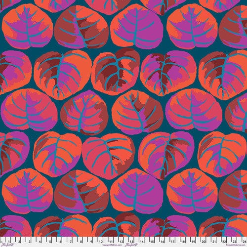 Default Palm Leaves in Red - Kaffe Fassett Collective February 2025