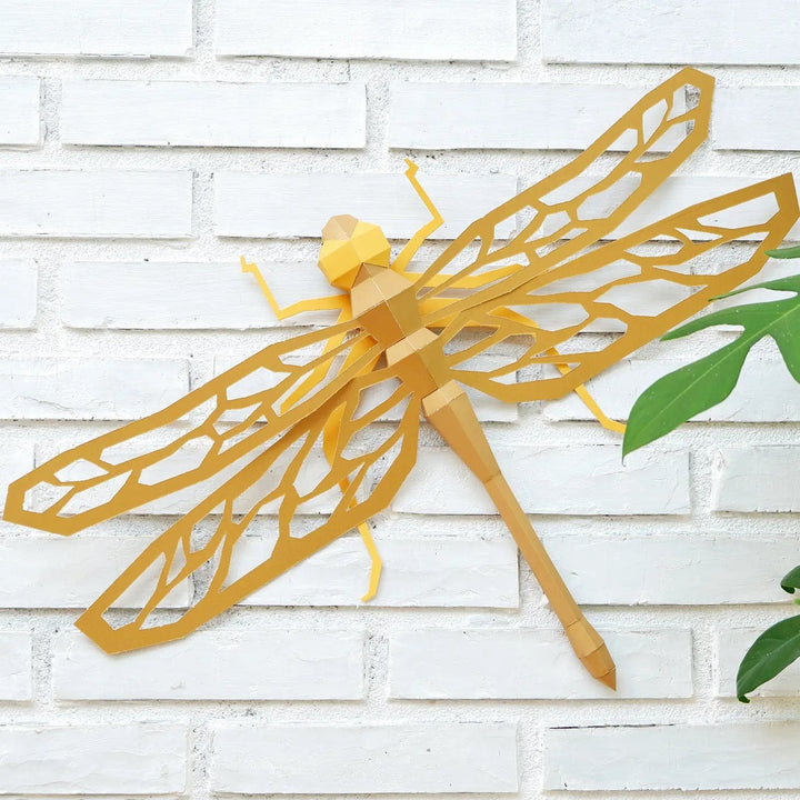 Default Papercraft World 3D Wall Model Kit - Dragonfly