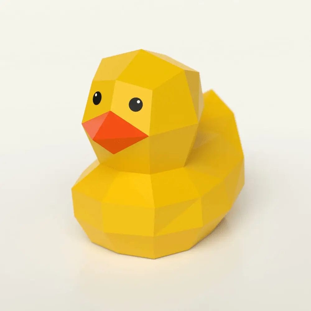 Default Papercraft World Model Kit - Rubber Duck
