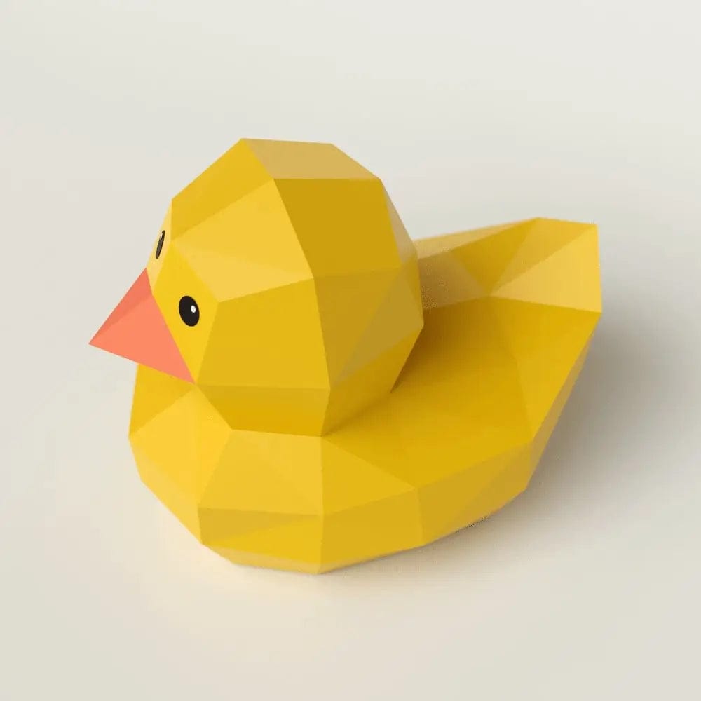 Default Papercraft World Model Kit - Rubber Duck